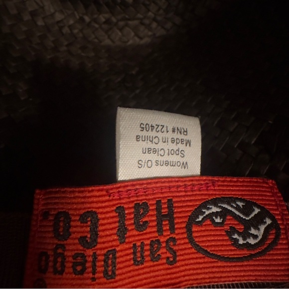 San Diego Hat Company Brown Fedora with Cream Lace - Picture 5 of 5